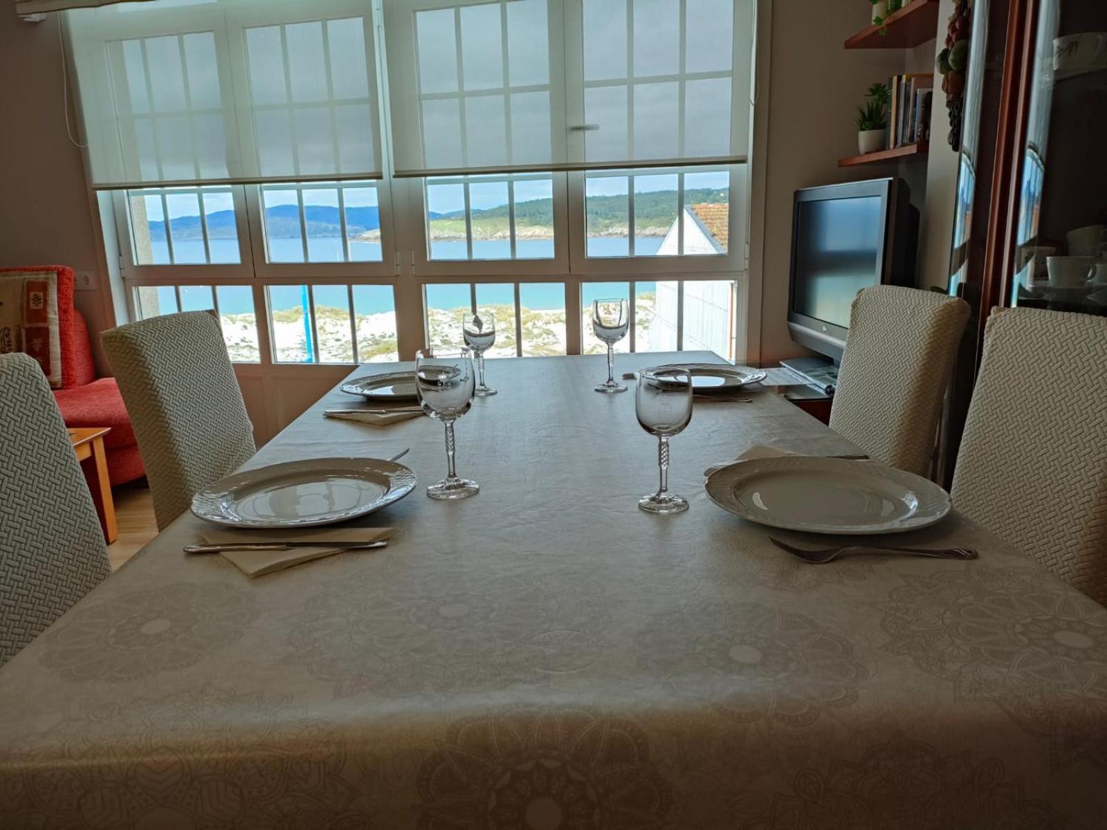 Apartamento Xanela O Mar Laxe Ngoại thất bức ảnh